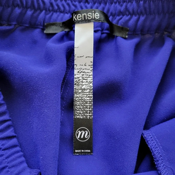 KENSIE Cobalt Blue Jogger Dress Pants/ Slacks - Picture 3 of 9